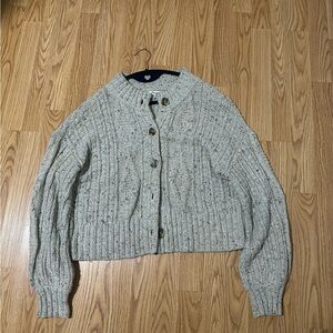 Madewell, Women's Button-Up Crop Sweater
